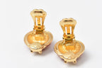 Dior Earrings Vintage Rhinestone Ladybird Red Gold — view 3
