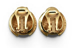 Dior Earrings Vintage Rhinestone Ladybird Red Gold — view 6