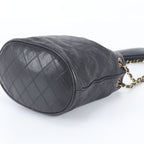 Chanel Quilted Leather Chain Shoulder Bag — view 4
