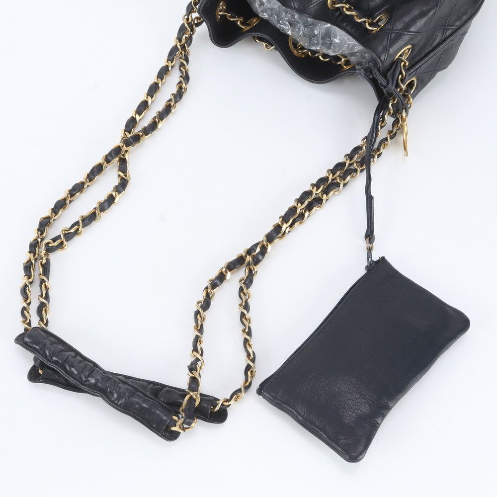Chanel Quilted Leather Chain Shoulder Bag — view 3