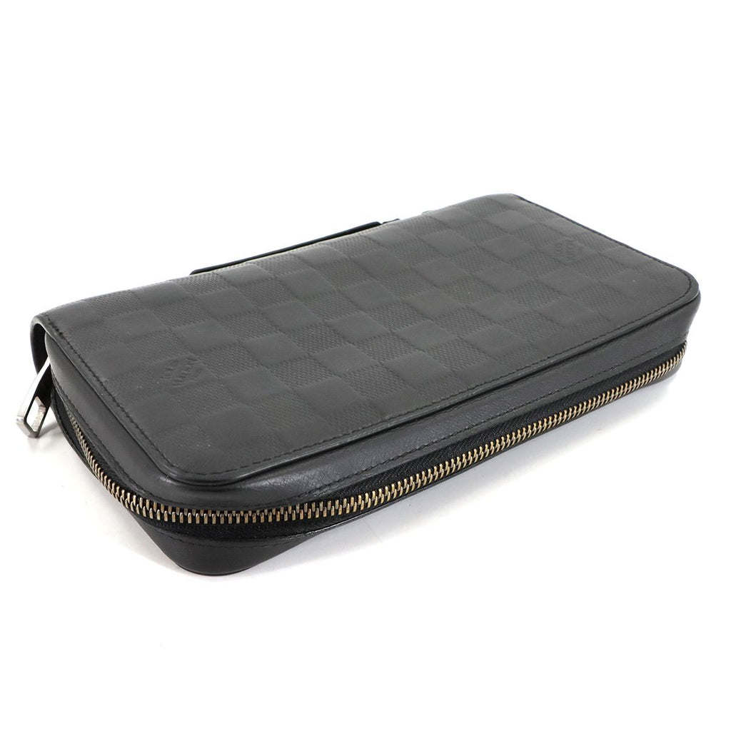 Louis Vuitton Damier Infini Zippy XL Zip Around Wallet Leather Onyx — view 3