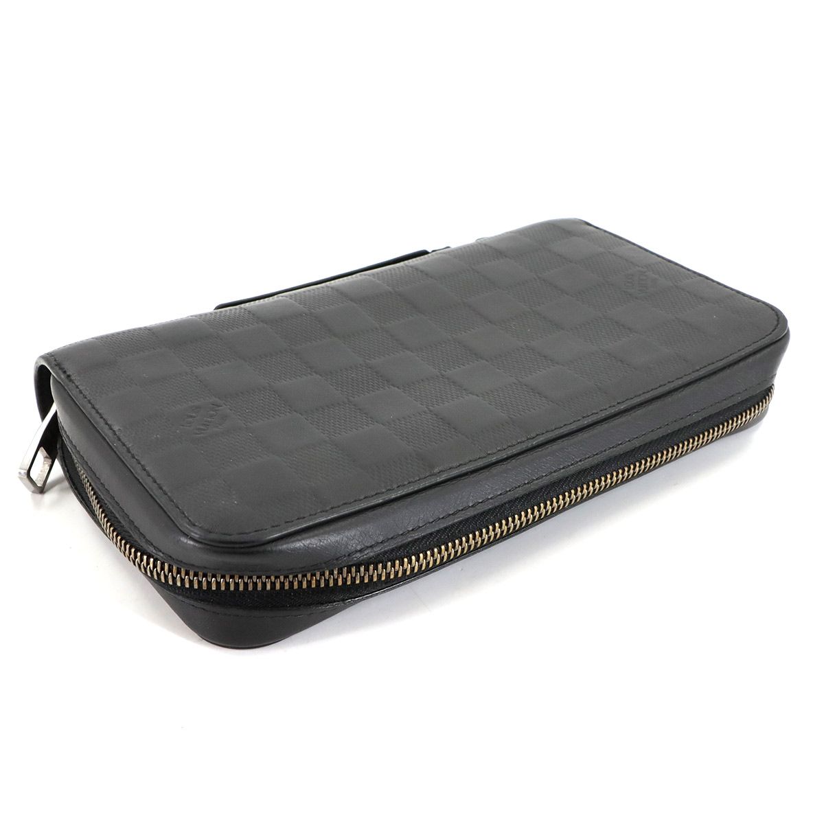 Louis Vuitton Damier Infini Zippy XL Zip Around Wallet Leather Onyx — view 3