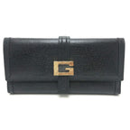 Gucci Wallet G Logo Leather Black