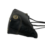 Gucci New Brit GG Logo Leather Shoulder Bag Tote Black — view 6