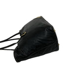 Gucci New Brit GG Logo Leather Shoulder Bag Tote Black — view 5