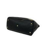 Gucci New Brit GG Logo Leather Shoulder Bag Tote Black — view 8