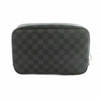 Louis Vuitton Trousse Toilette Travel Pouch Damier Pattern Black — view 2