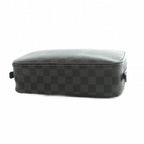 Louis Vuitton Trousse Toilette Travel Pouch Damier Pattern Black — view 4