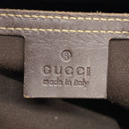 Gucci Shoulder Bag GG Supreme Brown Champagne Gold — view 5