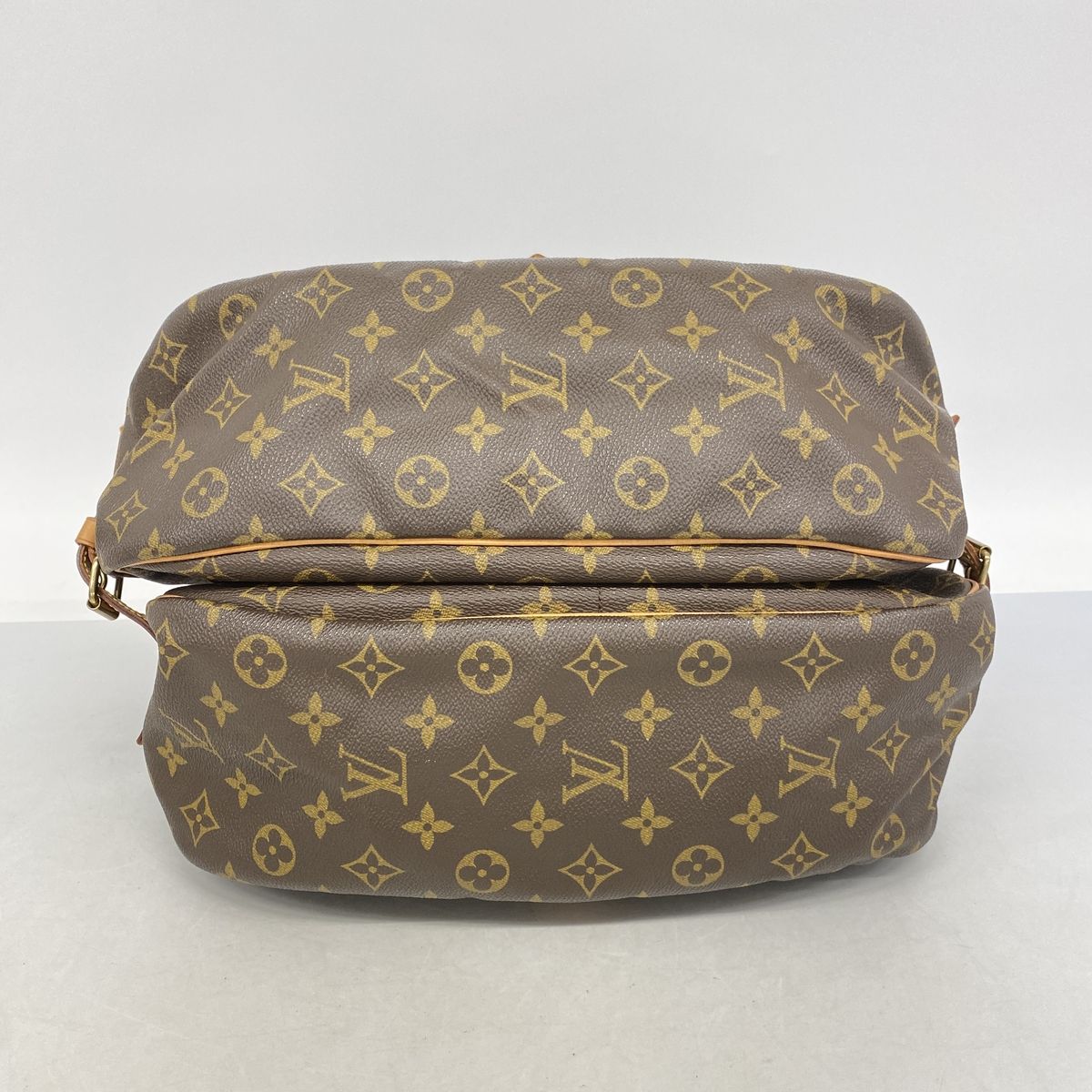Louis Vuitton Shoulder Bag Monogram Saumur 35 Brown — view 3