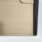 Fendi Trifold Wallet Leather Black Gold — view 4