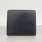 Fendi Trifold Wallet Leather Black Gold — view 7