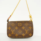Louis Vuitton Pouch Monogram Mini Pochette Accessoires Brown — view 6