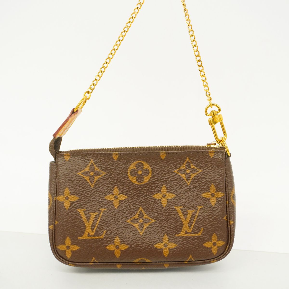 Louis Vuitton Pouch Monogram Mini Pochette Accessoires Brown — view 6