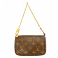 Louis Vuitton Pouch Monogram Mini Pochette Accessoires Brown