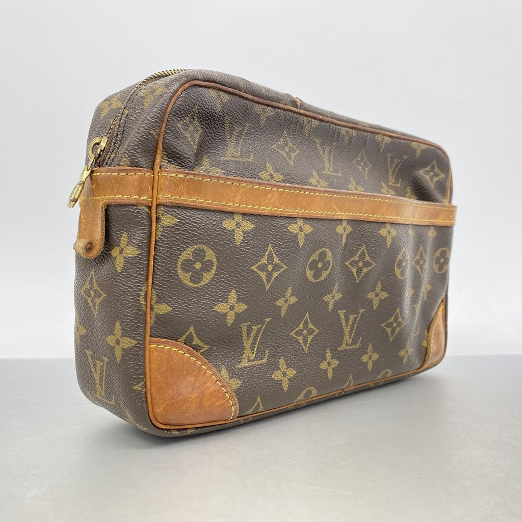 Louis Vuitton Clutch Monogram Compiegne 28 Brown — view 2