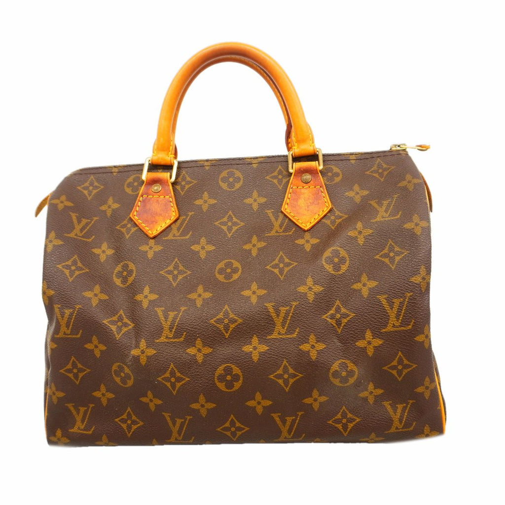 Louis Vuitton Handbag Monogram Speedy 30 Brown