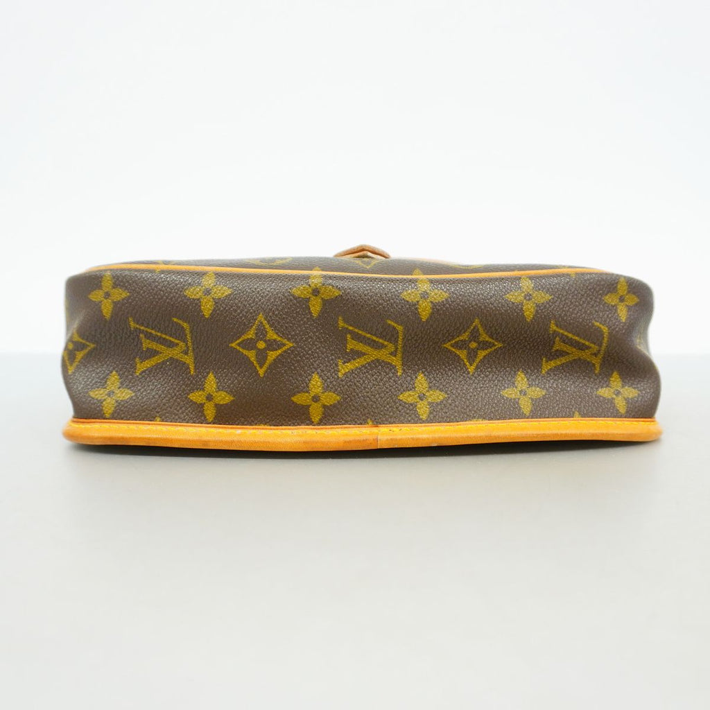 Louis Vuitton Shoulder Bag Monogram Gibeciere PM Brown — view 3
