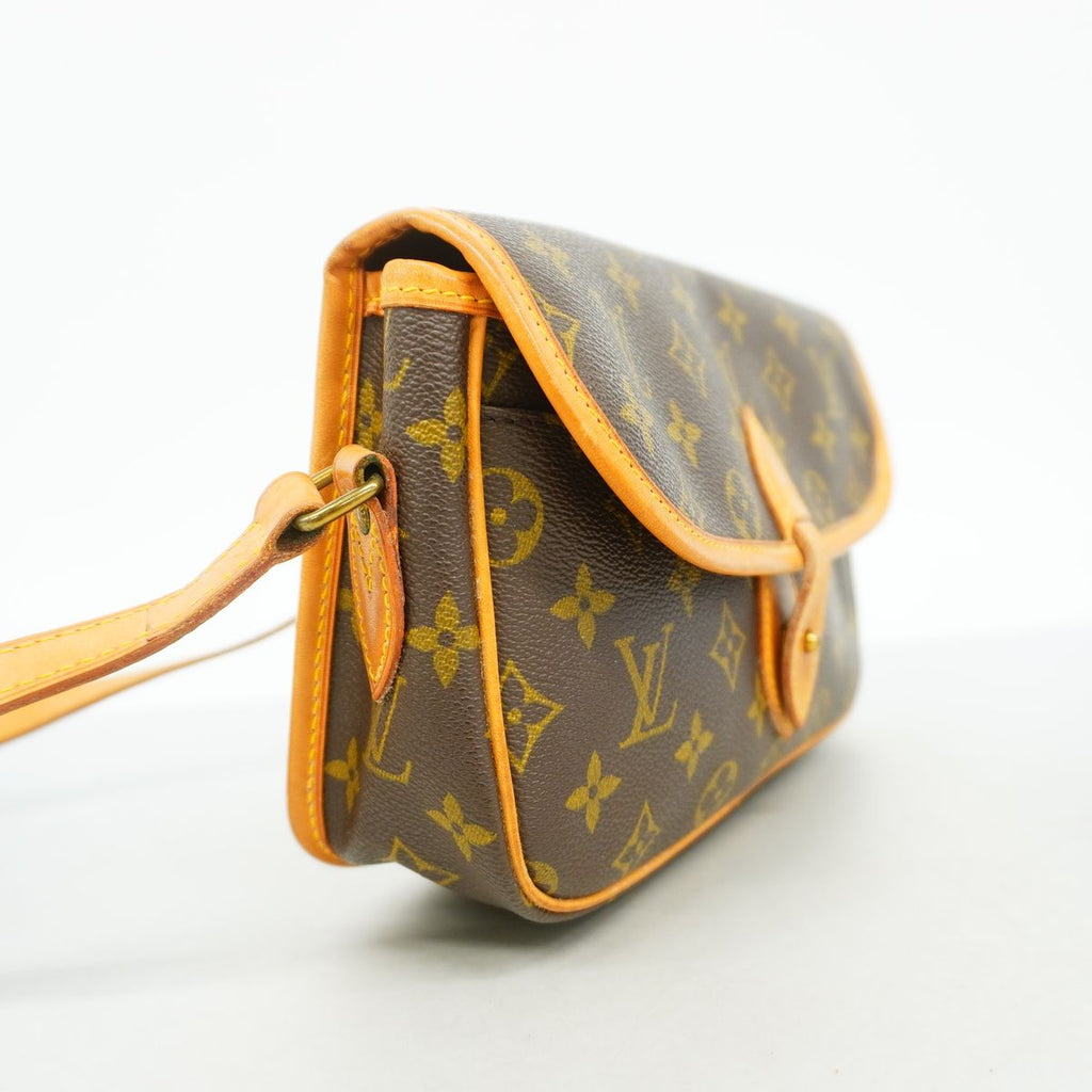 Louis Vuitton Shoulder Bag Monogram Gibeciere PM Brown — view 2
