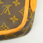 Louis Vuitton Shoulder Bag Monogram Gibeciere PM Brown — view 6