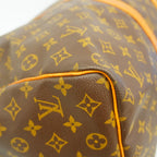 Louis Vuitton Boston Bag Monogram Keepall 50 Brown — view 6