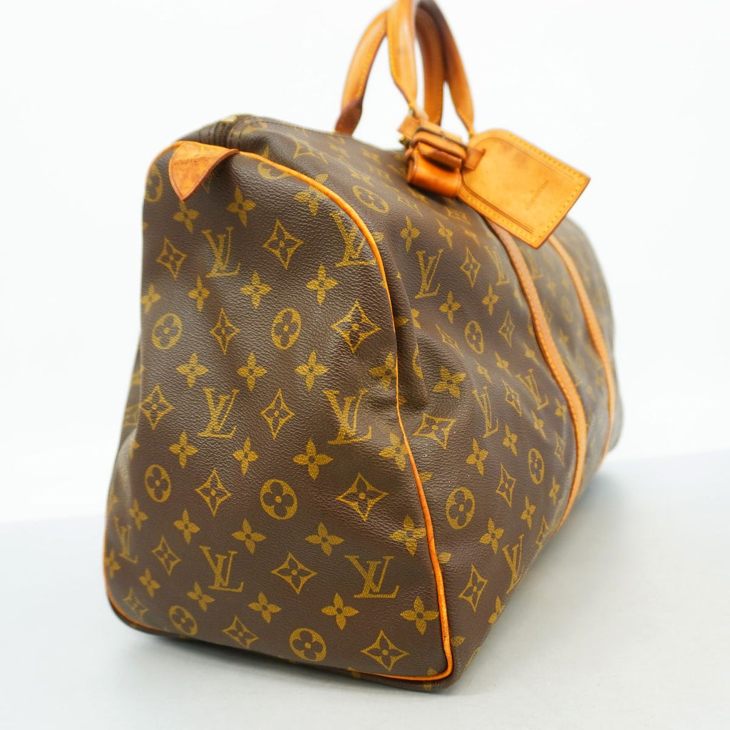 Louis Vuitton Boston Bag Monogram Keepall 50 Brown — view 2