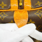 Louis Vuitton Boston Bag Monogram Sac Spool 45 Brown — view 5