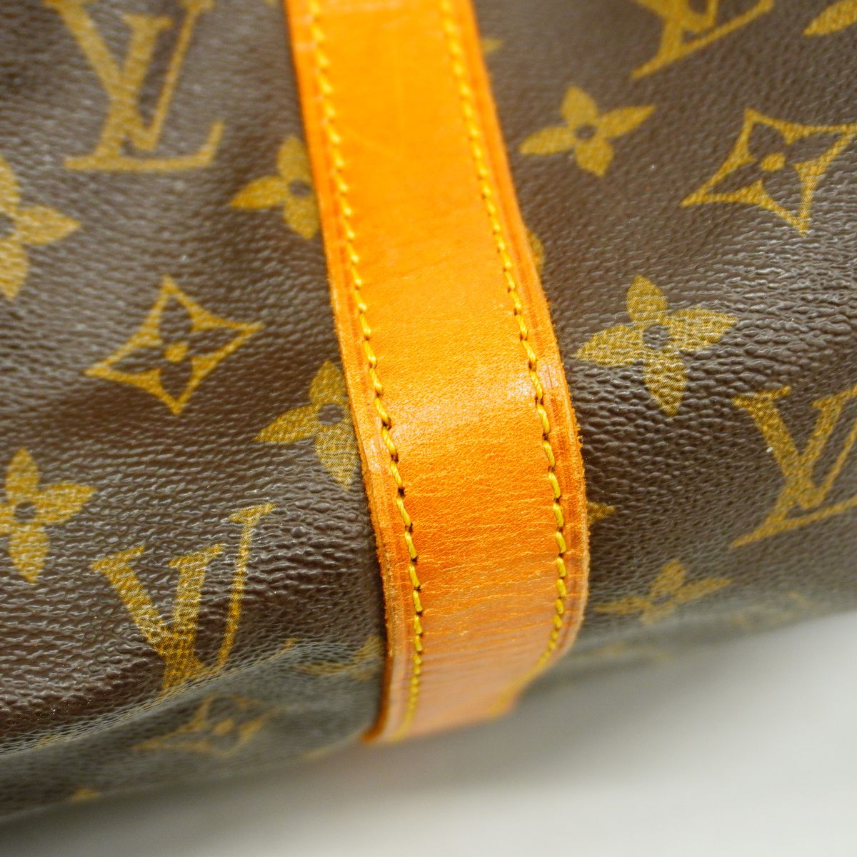 Louis Vuitton Boston Bag Monogram Sac Spool 45 Brown — view 8