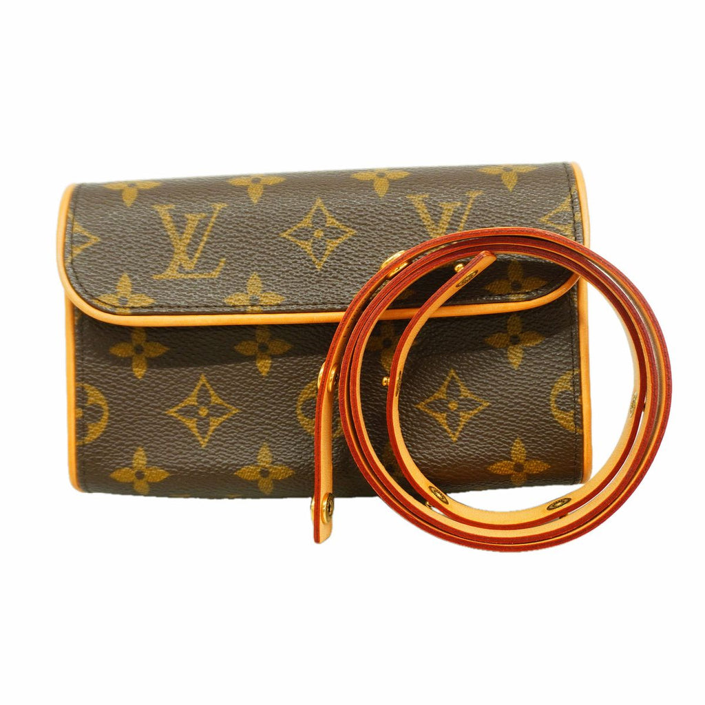 Louis Vuitton Waist Bag Monogram Pochette Florentine Brown