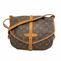 Louis Vuitton Shoulder Bag Monogram Saumur 30 Brown