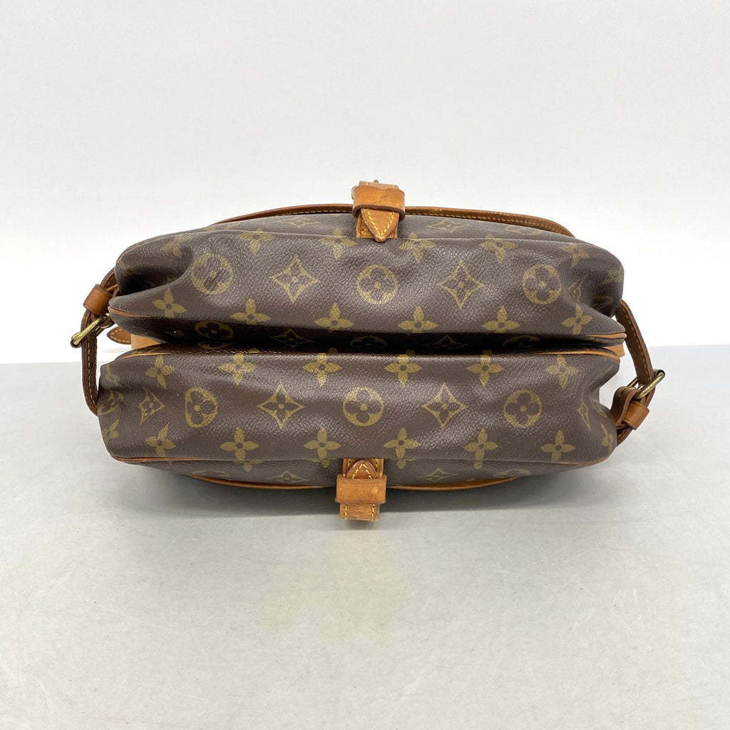 Louis Vuitton Shoulder Bag Monogram Saumur 30 Brown — view 3