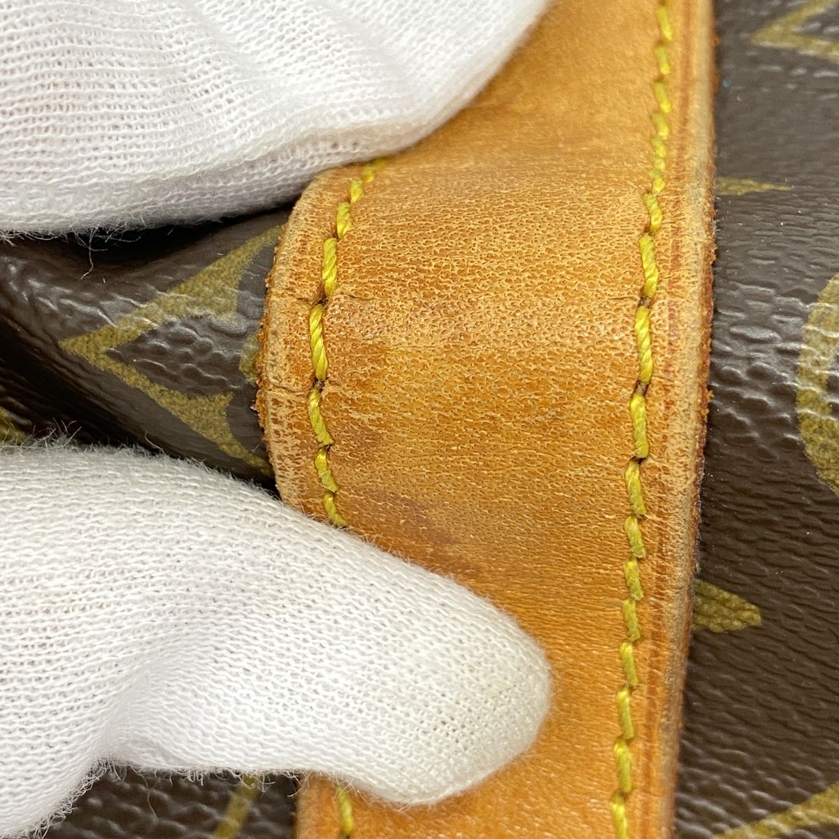 Louis Vuitton Boston Bag Monogram Keepall 55 Brown — view 8
