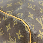 Louis Vuitton Boston Bag Monogram Keepall 55 Brown — view 6