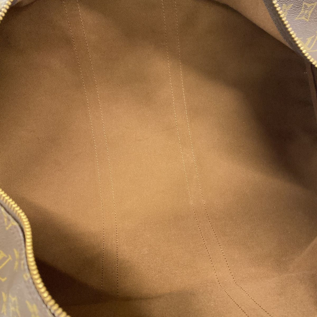 Louis Vuitton Boston Bag Monogram Keepall 55 Brown — view 4