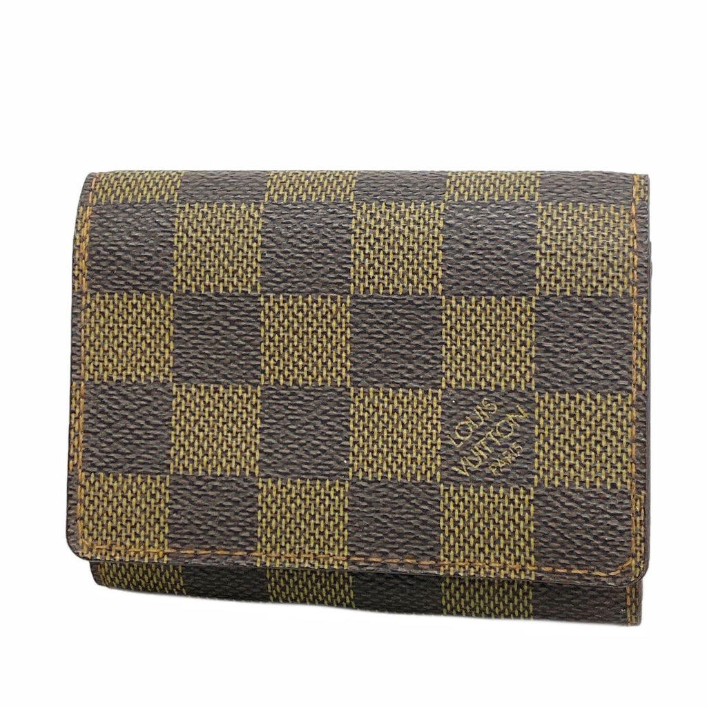 Louis Vuitton Card Case Damier Envelope Business Holder Ebene