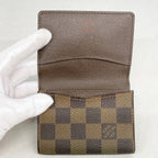 Louis Vuitton Card Case Damier Envelope Business Holder Ebene — view 3
