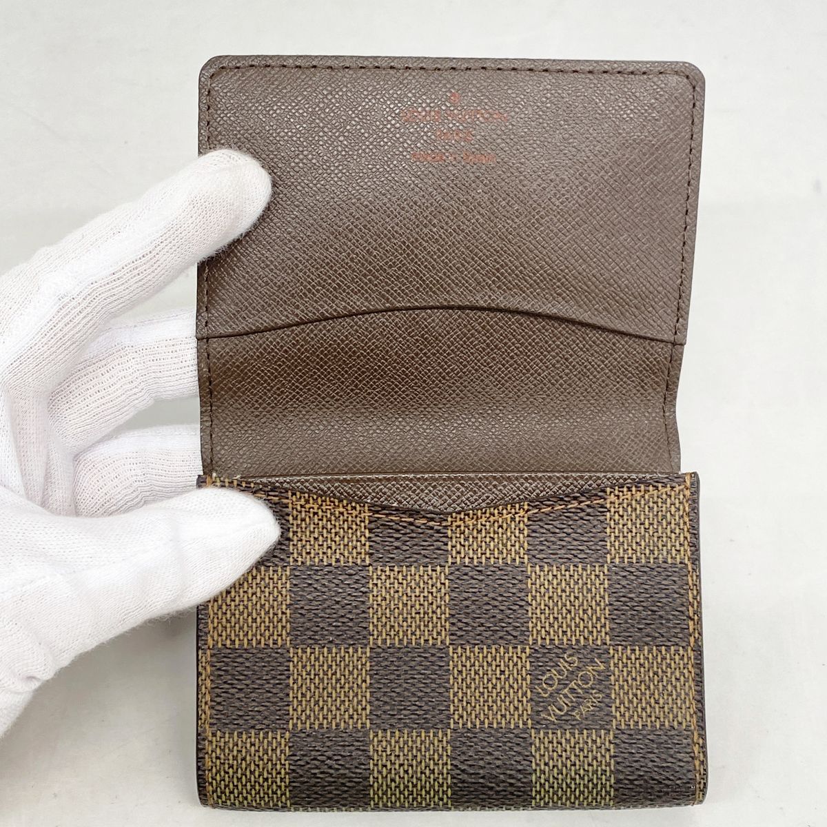 Louis Vuitton Card Case Damier Envelope Business Holder Ebene — view 3