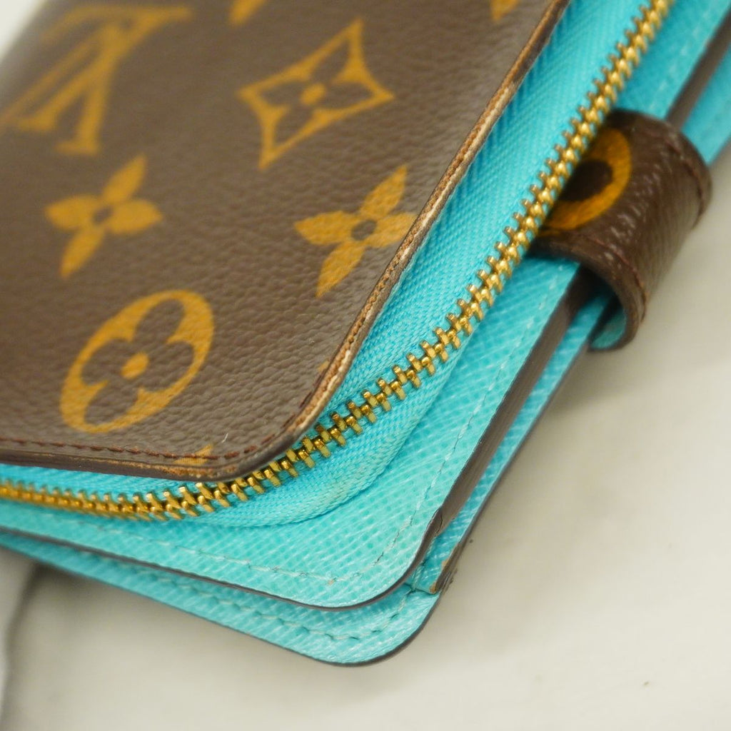 Louis Vuitton Wallet Monogram Groom Compact Zip Bellboy Brown — view 5