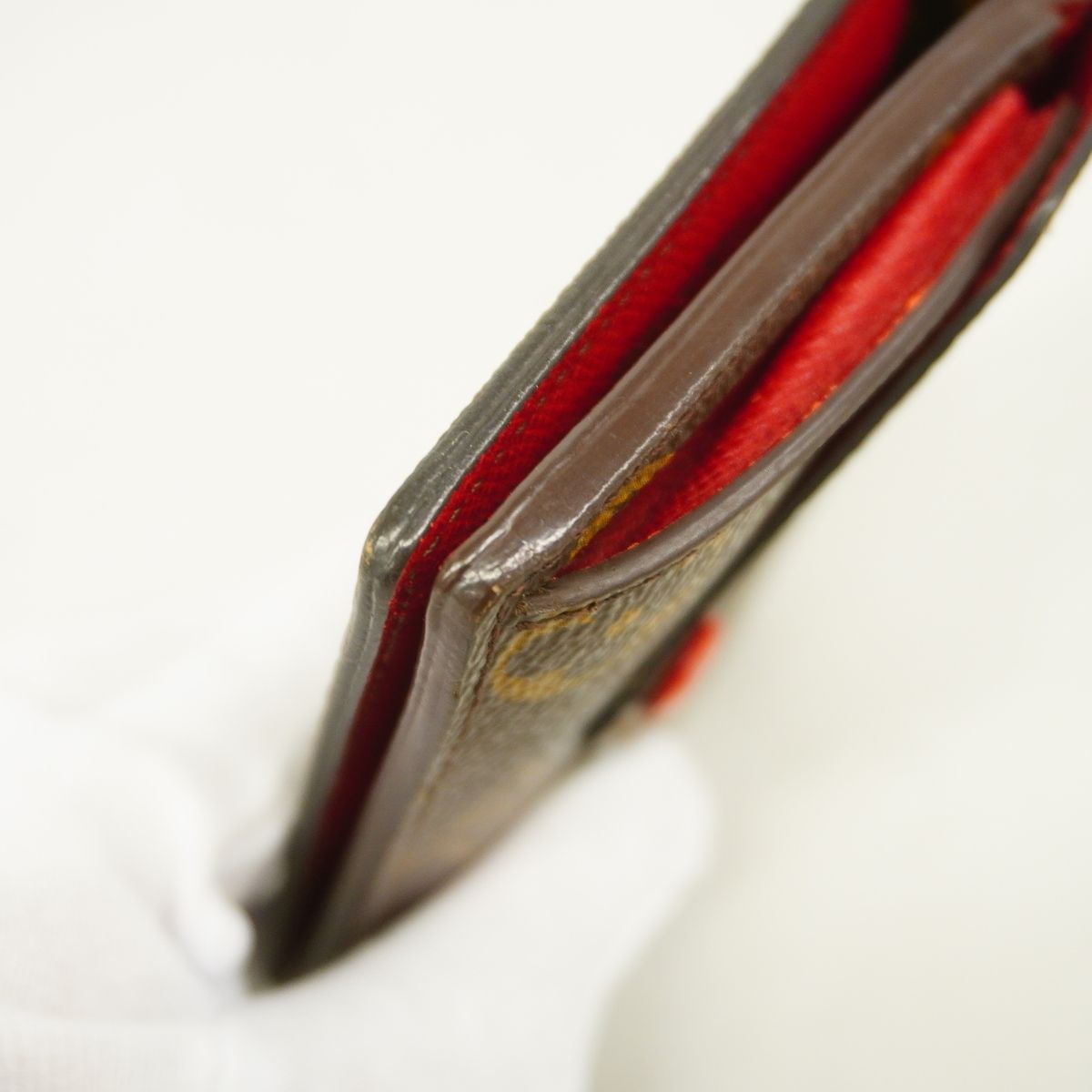 Louis Vuitton Wallet Monogram Portefeuille Marie Brown Rouge — view 5