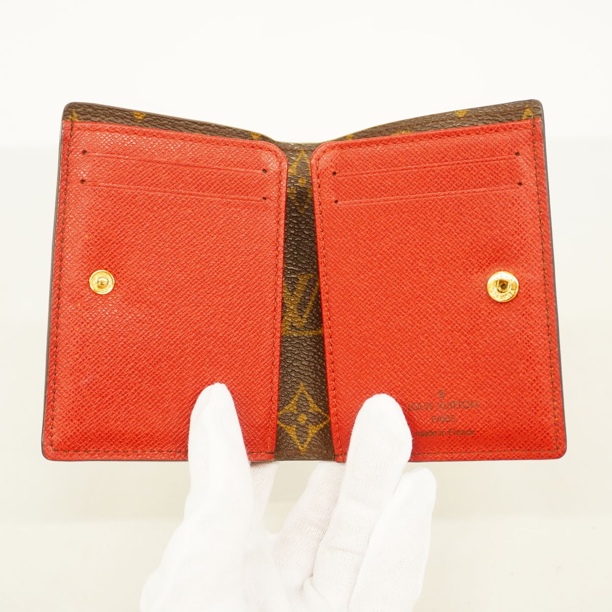 Louis Vuitton Wallet Monogram Portefeuille Marie Brown Rouge — view 3