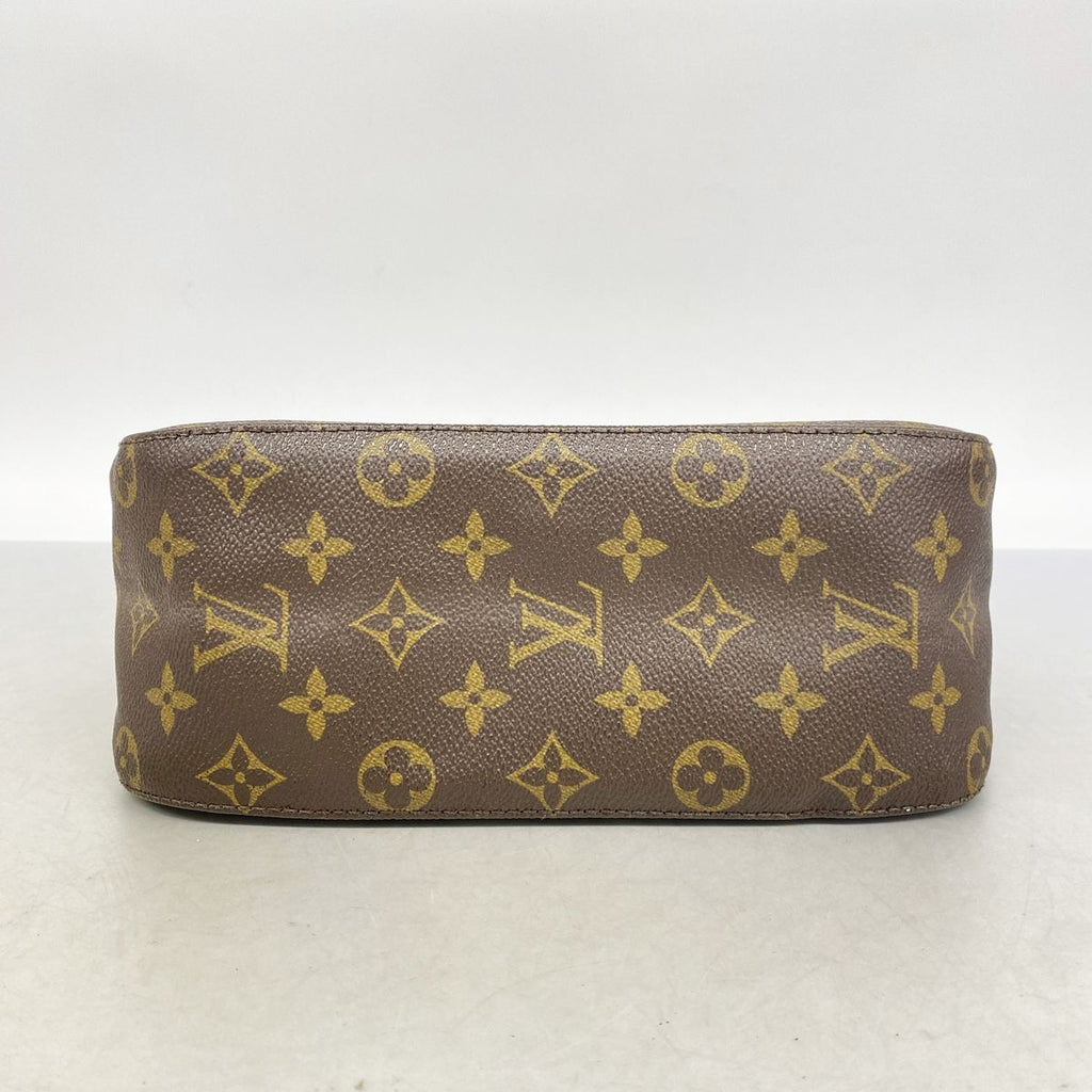 Louis Vuitton Shoulder Bag Monogram Looping MM Brown — view 3