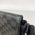 Louis Vuitton Shoulder Bag Damier Graphite District PM Gray Black — view 8