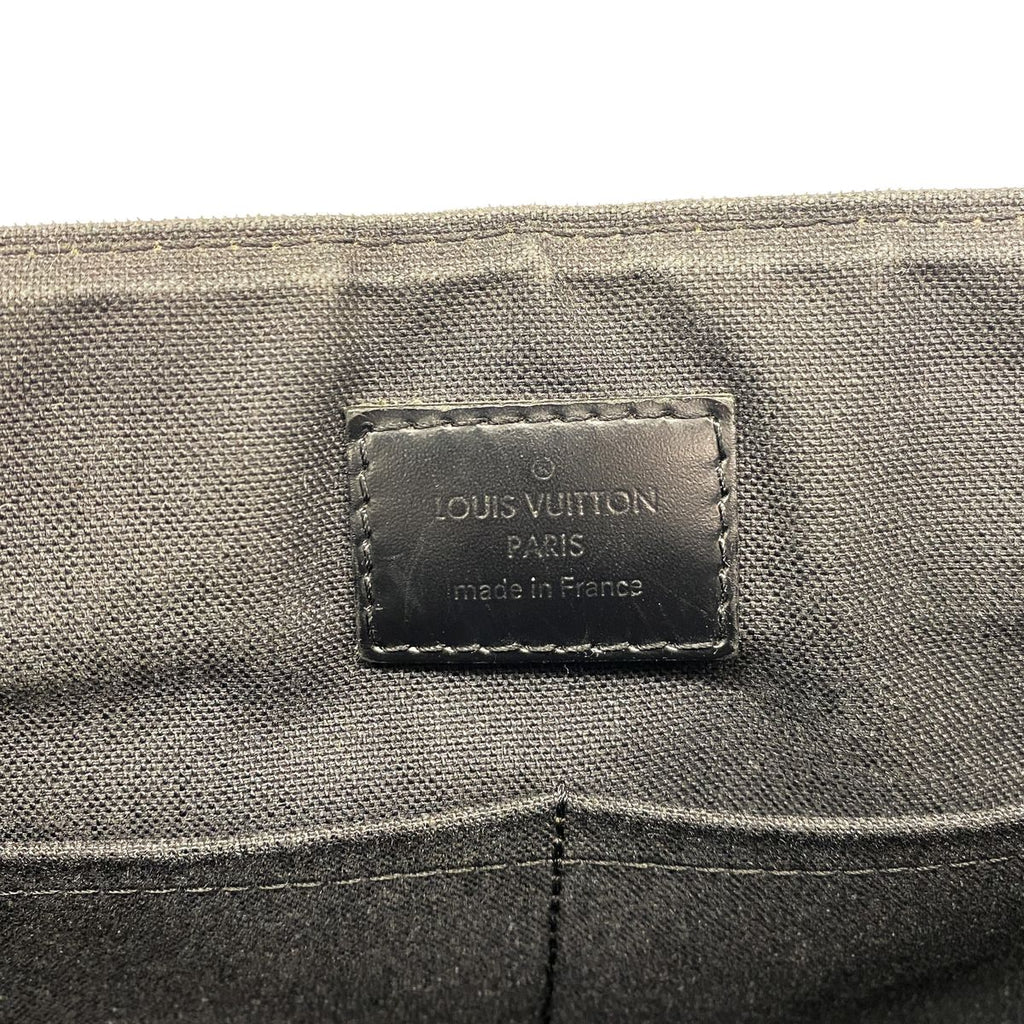 Louis Vuitton Shoulder Bag Damier Graphite District PM Gray Black — view 5