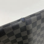 Louis Vuitton Shoulder Bag Damier Graphite District PM Gray Black — view 6