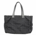 Chanel Tote Bag New Travel Nylon Black Champagne Gold