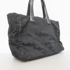 Chanel Tote Bag New Travel Nylon Black Champagne Gold — view 2