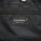 Chanel Tote Bag New Travel Nylon Black Champagne Gold — view 5