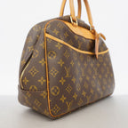 Louis Vuitton Handbag Monogram Deauville Brown — view 2