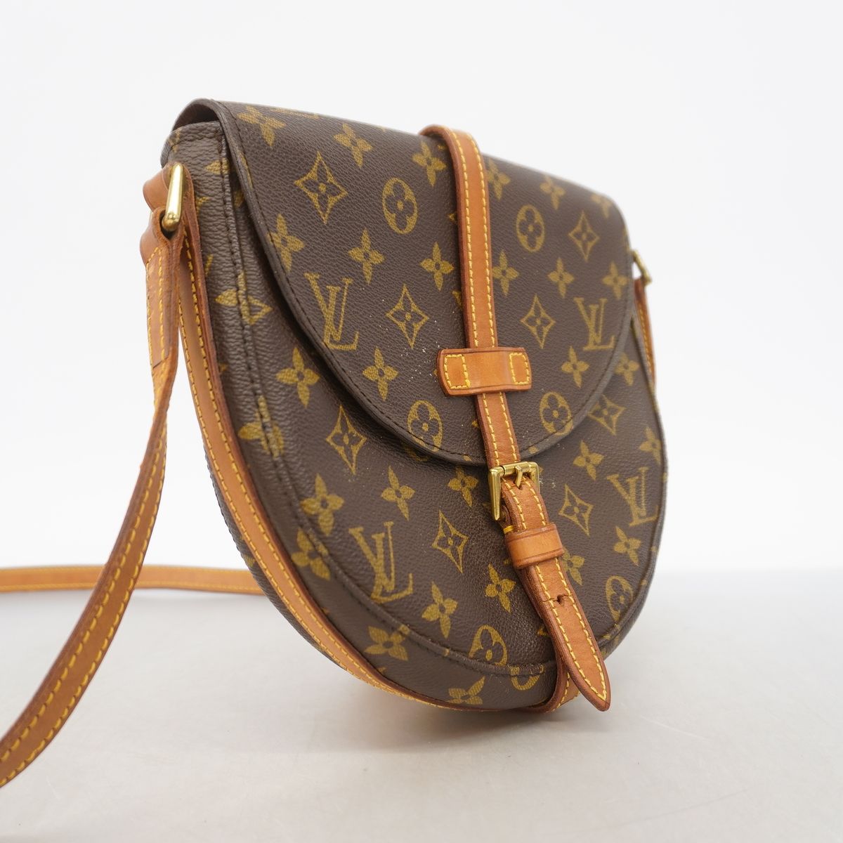 Louis Vuitton Shoulder Bag Monogram Chantilly MM Brown — view 2