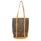 Louis Vuitton Tote Bag Monogram Bucket GM Brown